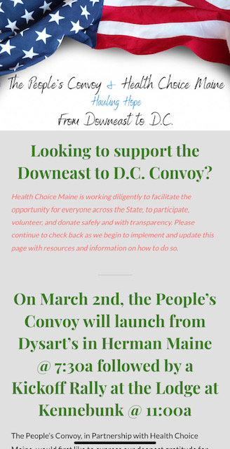 Downeast to D.C. Convoy